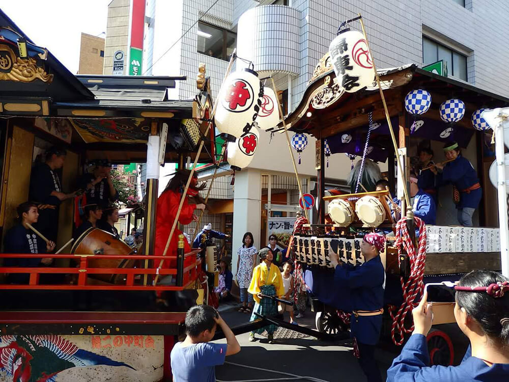 山車巡行・山車の競演